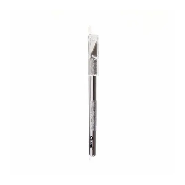 Trincheta de aluminio tipo bisturi para calar 14 cm x unidad olami