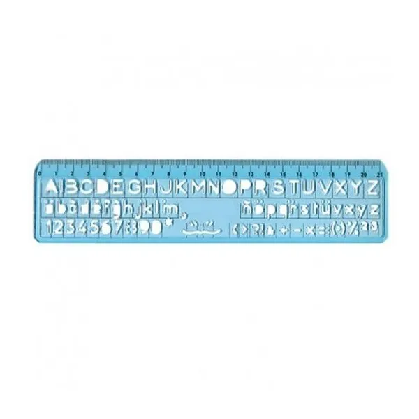 Letrografo proarte escolar 8 mm(30 cmlargo)
