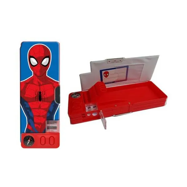 Cartuchera mecanica rect.spiderman 24x9 cm x1