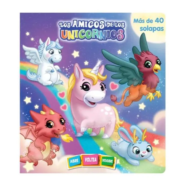 Lee y descubre: unicornios 28 26 cm