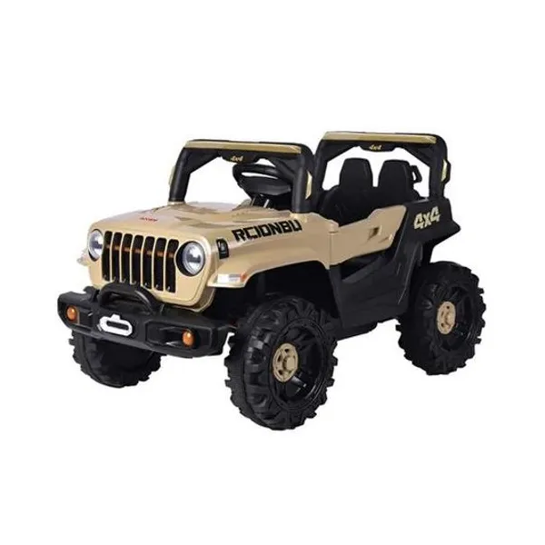 Jeep 4x4 a batería 12v con luz, sonido y control remoto 110x65x65 cm