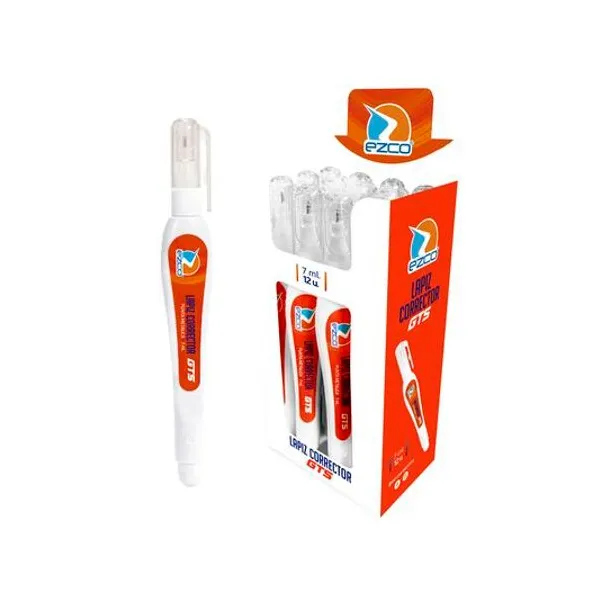 Lápiz corrector gts 7 ml caja x12 unidades Ezco