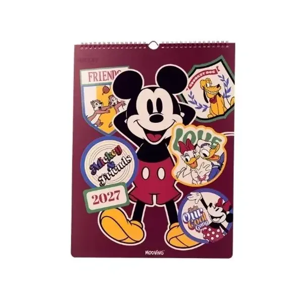 Calendario Mooving mickey & friends 2027
