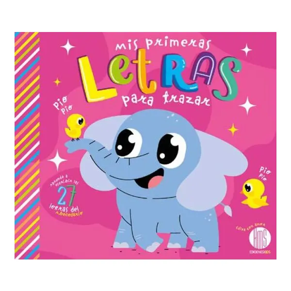 Mis primeras letras para trazar. 24 pag.