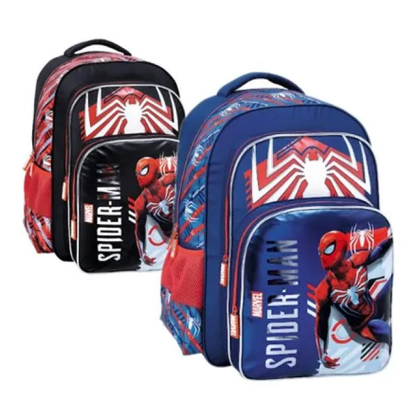Spiderman black & red - mochila 18" espalda