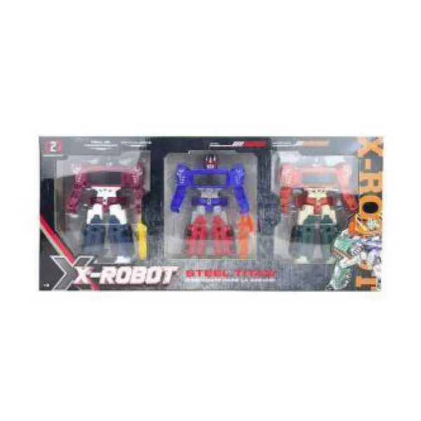 Mega combinacion de robots transformers 3 modelos