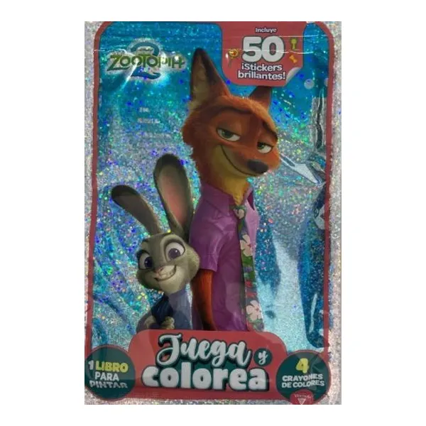 Flow pack juega y colorea zootopia 2 edicion especial_fda25 n.° 1