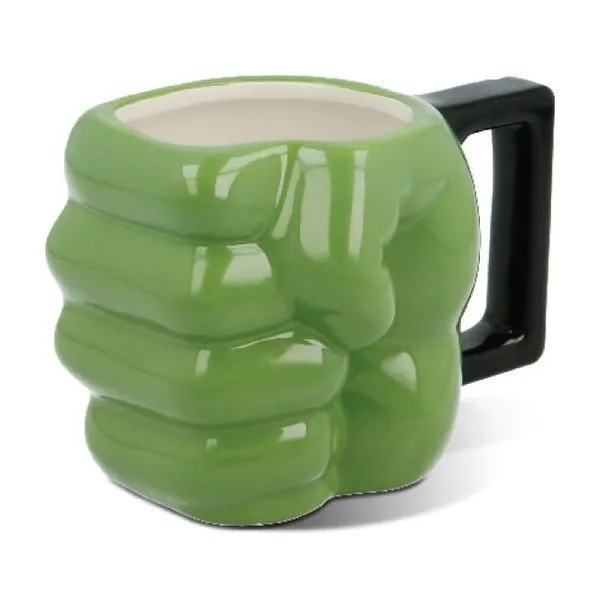 Stor ceramic 3d mug in gift box hulk fist 15 oz