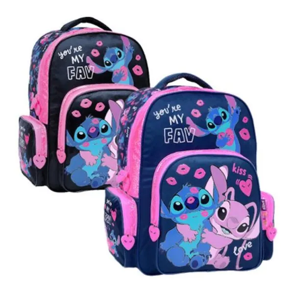 Mochila 18" espalda Stitch love