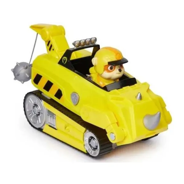 Paw Patrol - jungle pups vehículo de rubble con figura y accesorios.