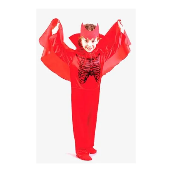 Diablito con vincha y capa - talle 2
