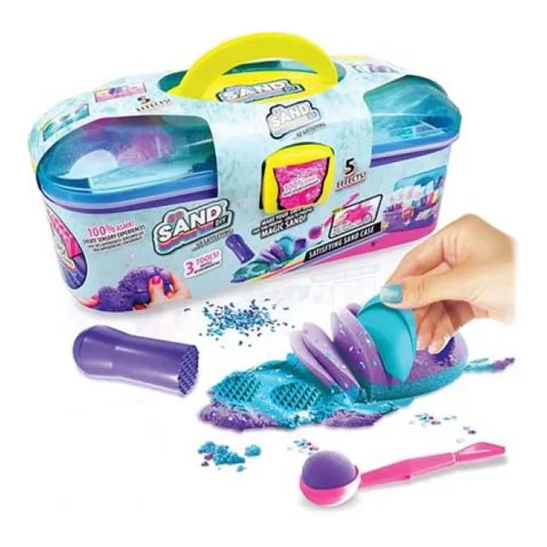 So sand diy - playset 35 cm valija satisfying sand case