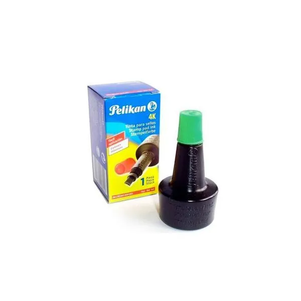 Tinta para sello 4k 30cc verde Pelikan