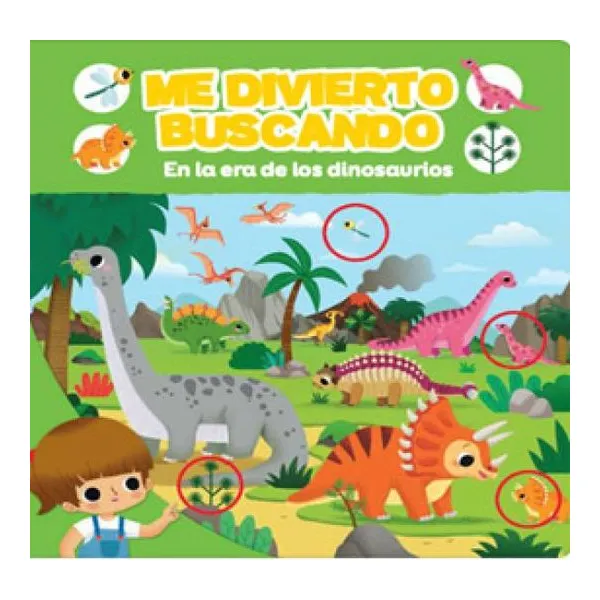 Me divierto buscando.en la era de los dinosaurios