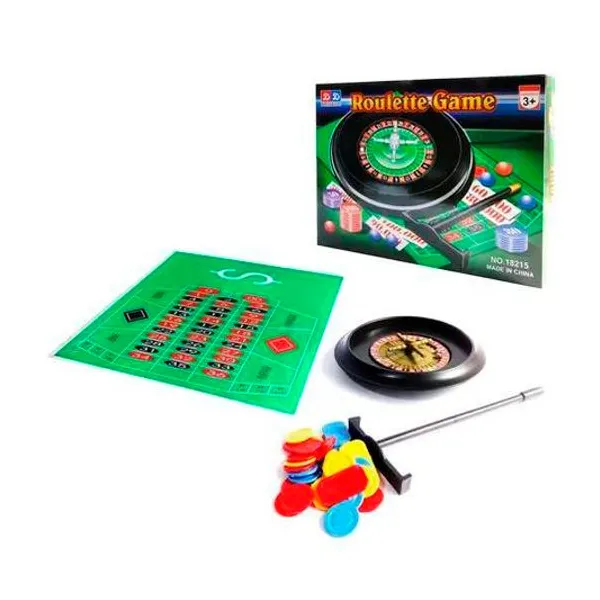 Juego de mesa ruleta en caja 25.5x19x3.5 cm