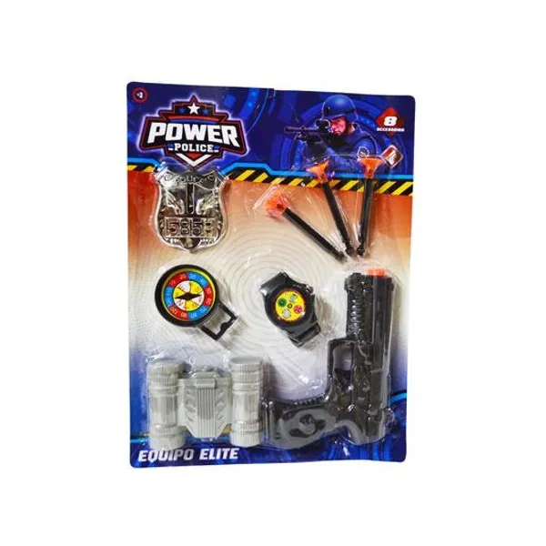 Set de policia 8pzs en blister 21x28 cm
