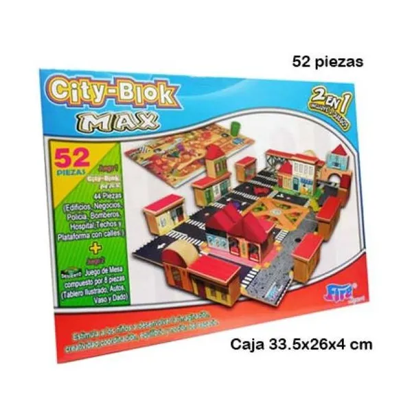 Ciudad de bloques de madera (city blok max) y (rally del desierto)