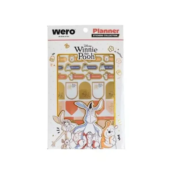 Set de stickers Wero fun planner winnie the pooh x6 planchas