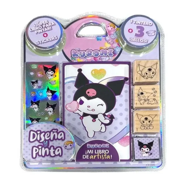 Blister diseña y pinta edicion especial kuromi n.° 1 fda25