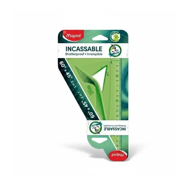Escuadra irrompible 60°/45°x21 cm x1 Maped