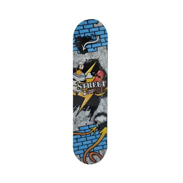 Skate de madera estampada hasta 60kgs 79x20 cm