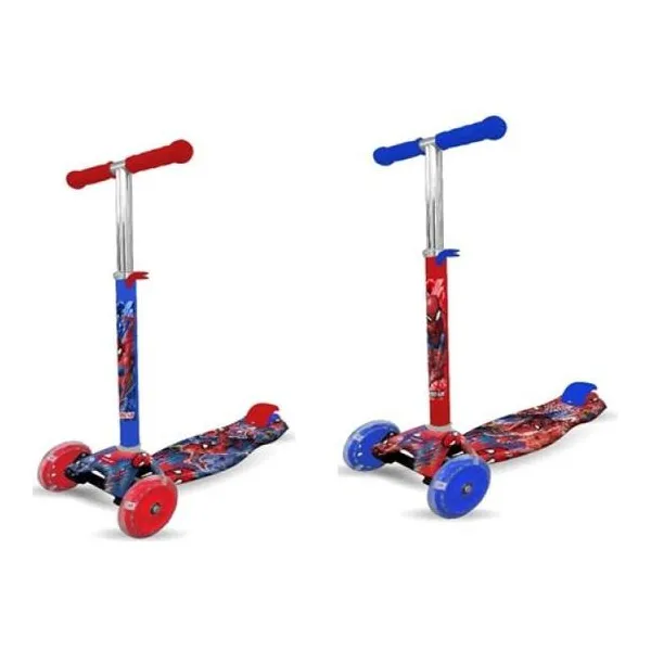 Monopatin Spiderman con cuerpo de metal 80x58x23 cm (hasta 70 kg)