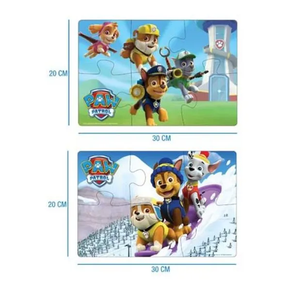 Paw Patrol rompecabezas 6 pcs 2 surtidos