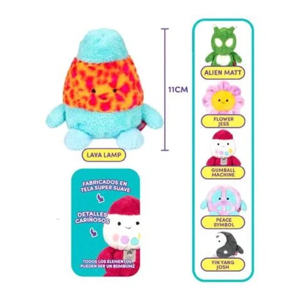 Peluches 11 cm surtido "retro bumz