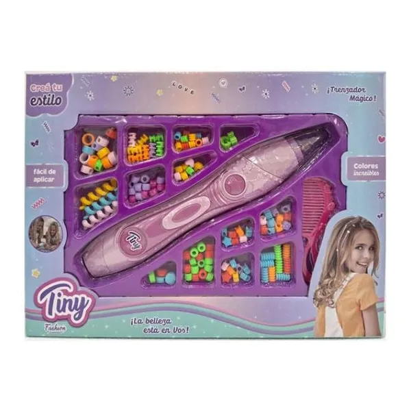 Super set de bijouterie y trenzas para pelo Tiny