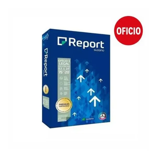 Resma oficio legal 75 g/m2 500 hojas report