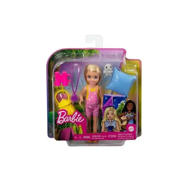 Muñeca Barbie chelsea dia de campamento 16x16 cm
