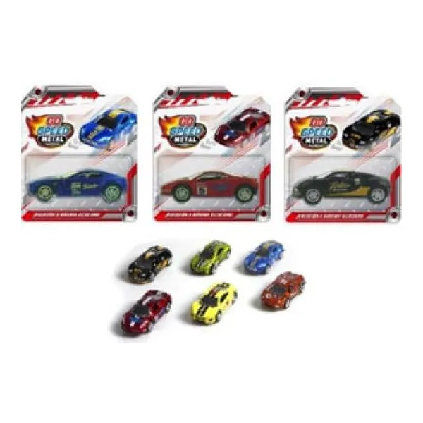 Auto metálico go speed 12 mod mixeados 14 x12 x4 cm