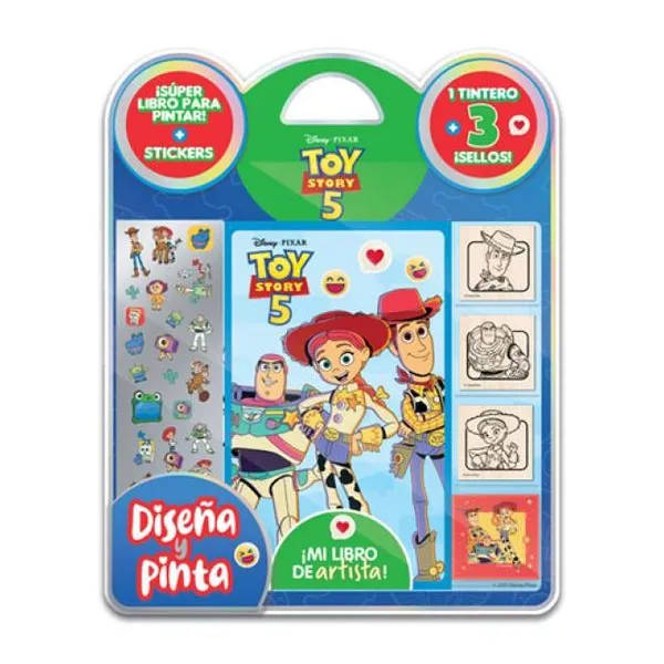 Toy story 5 diseña y pinta