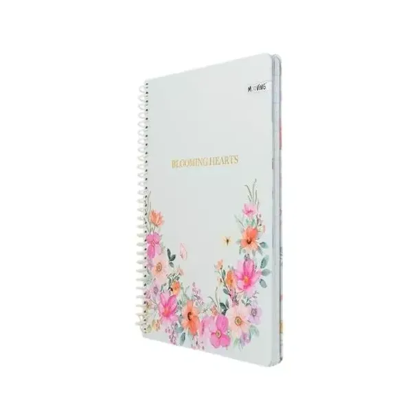 Cuaderno espiral carta Mooving premium garden 96 hjs.raya