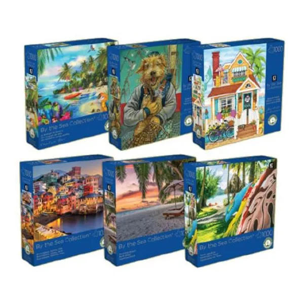 Ki puzzles - rompecabezas colección junto al mar 1000 piezas surtido