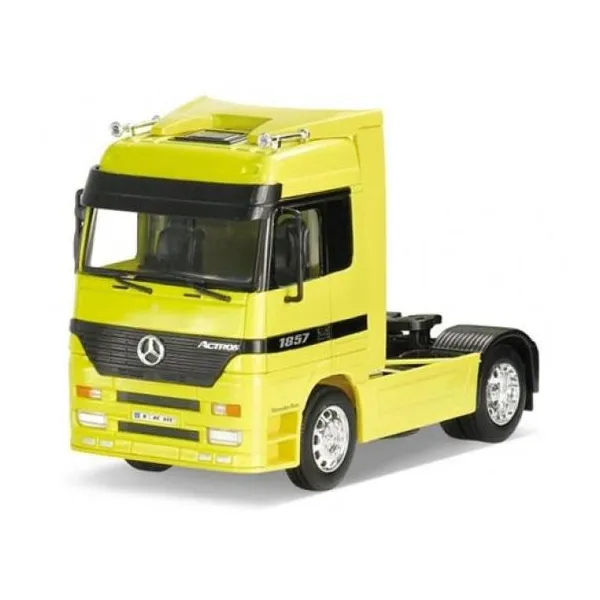 Welly mercedes benz camión actros amarillo 32280w