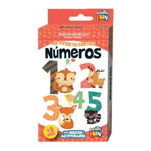 Cl-118 cartas educativas me divierto con los números