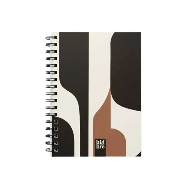 Cuaderno espiral a5 big life geo choco t/dura 72 hjs.raya