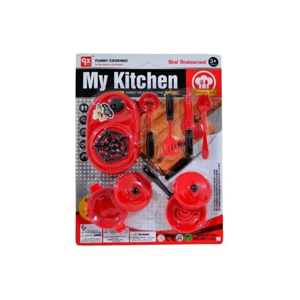 Set de cocina x9pzs en blister 28x22x4 cm
