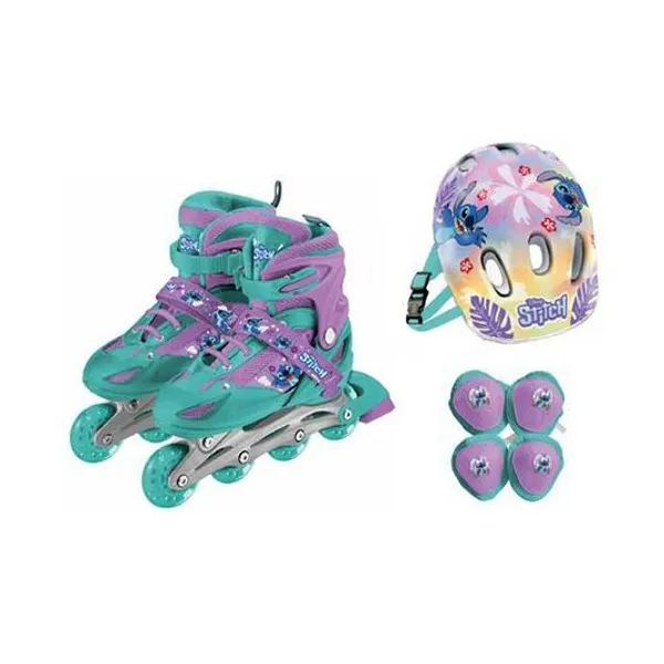 Rollers 3 en 1 ruadas intercambiables con kit de proteccion y luces Stitch