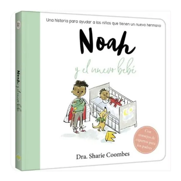 Noah bebé ayuda 20 x20 cmtapa dura acolchada. 24 páginas