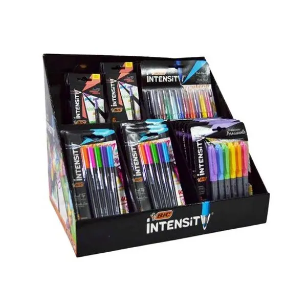 Exhibidor intensity 142 unidades 36x30x26 cm BIC