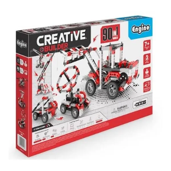 Engino playset 50 cm creative builder 90 en 1