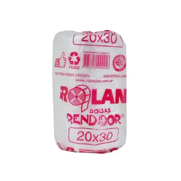 Bolsa arranque 20x30 cm rendidor calidad original x500 unidades rolanplast