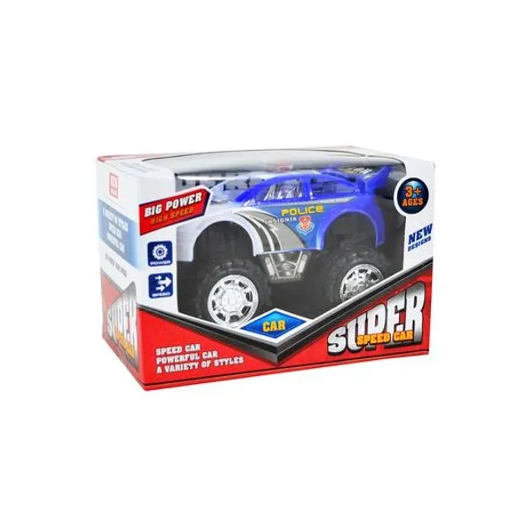 Camioneta policia a friccion en caja 15x10x10 cm