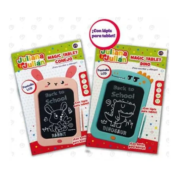 Juli y jul magic tablet conejo a color!