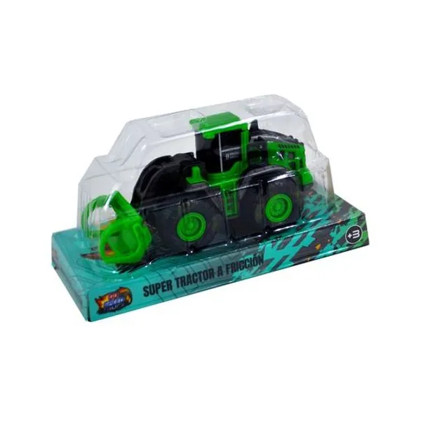 Tractor a friccion en burbuja 14.5x7x7 cm
