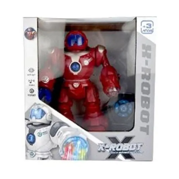 Robot laser con luz y sonido a control 22,3 x24,2 x10 cm