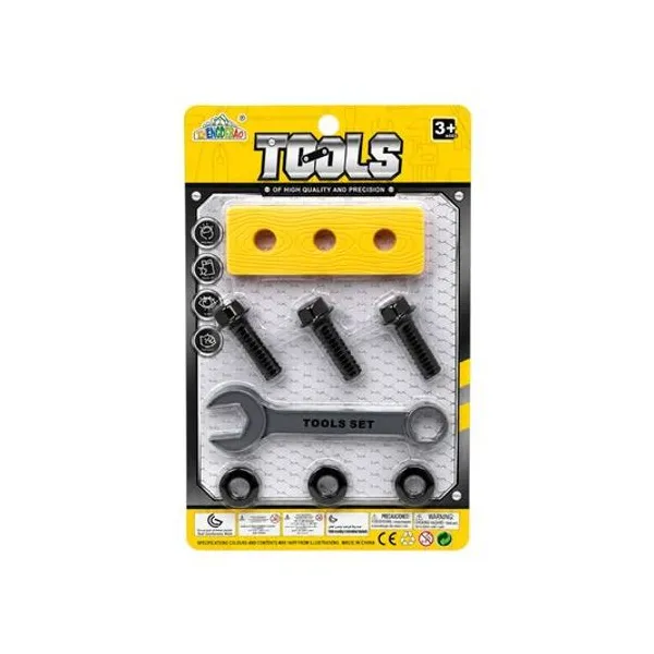 Set de herramientas 8 piezas en blister 16.5x27 cm