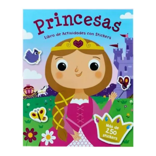 A jugar con stickers - princesa